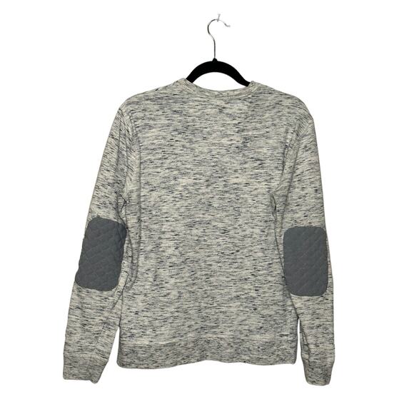 Robert Graham gray blue long sleeves elbow patches sweatshirt size Small - Picture 6 of 9